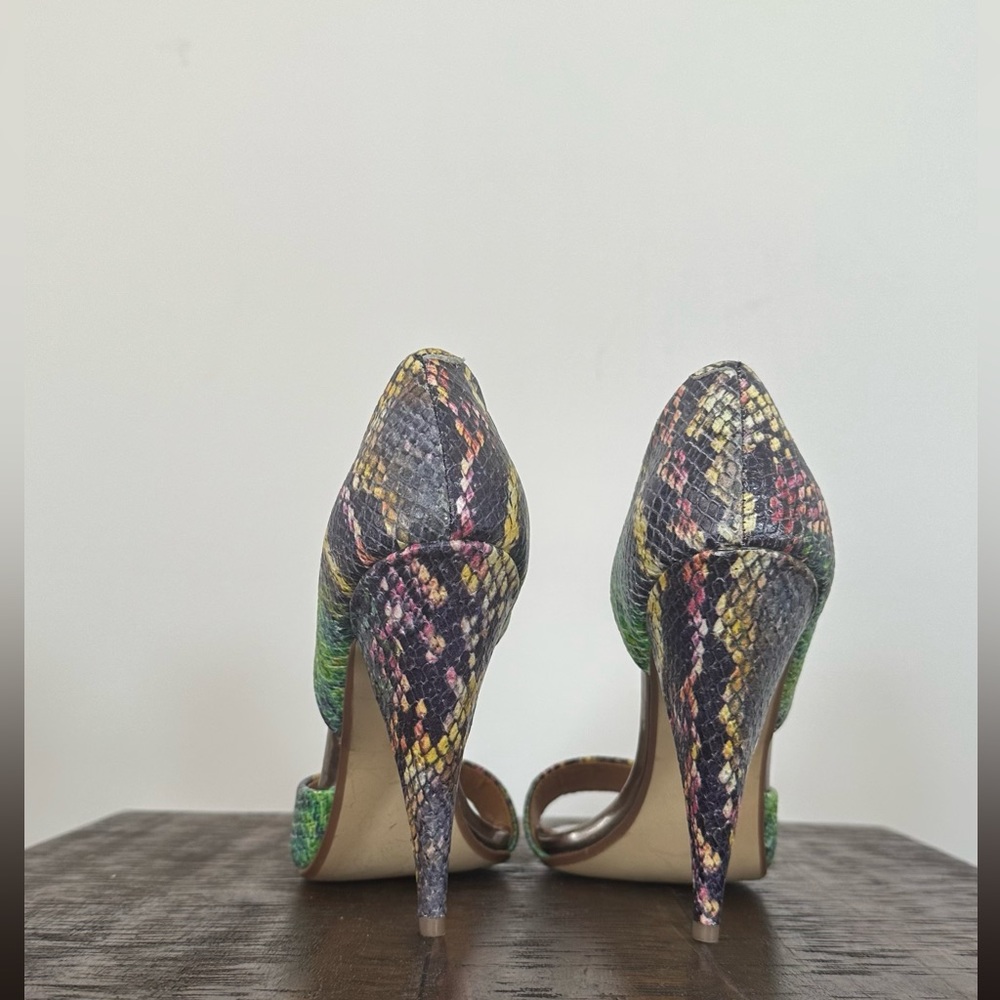 Multi Color Metallic Heels - Picture 7 of 7